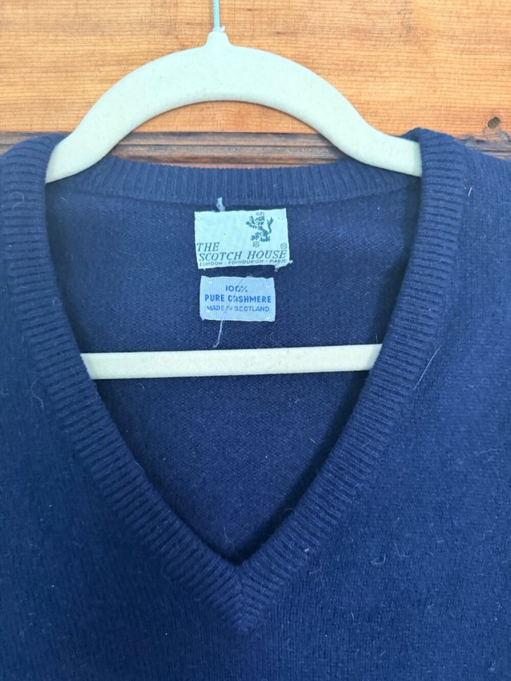 Vintage Scotch House Cashmere Men's Sweater - Picture 3 of 8